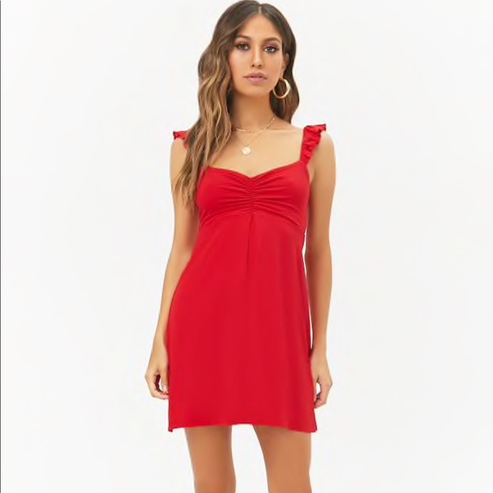 Forever 21 Ruffled Mini Dress